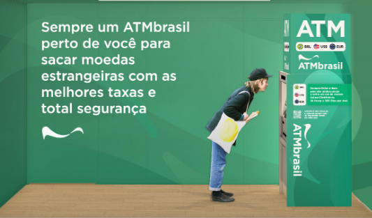 Caixa eletrônico ATM Brasil